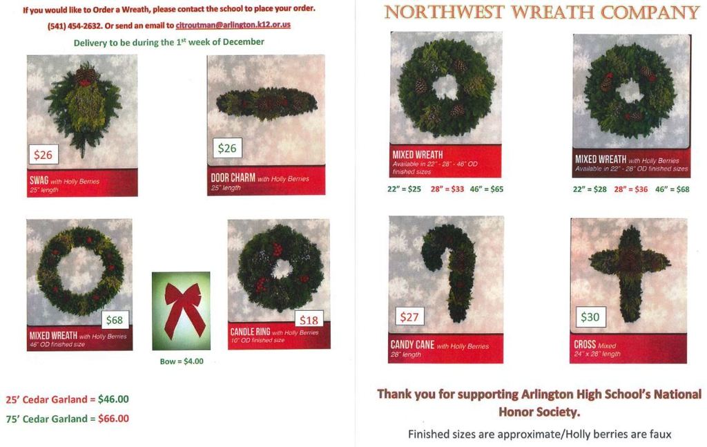 NHS wreaths
